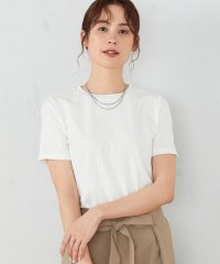 COMME CA ISM /リブ半袖Tシャツ/506000643