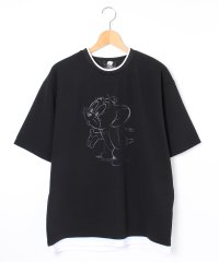 ALWAYS GOOD TIME NEW BASIC STORE/【TOM & JERRY/トムとジェリー】フクレジャガードレイヤード半袖クルーネックＴシャツ/506006702