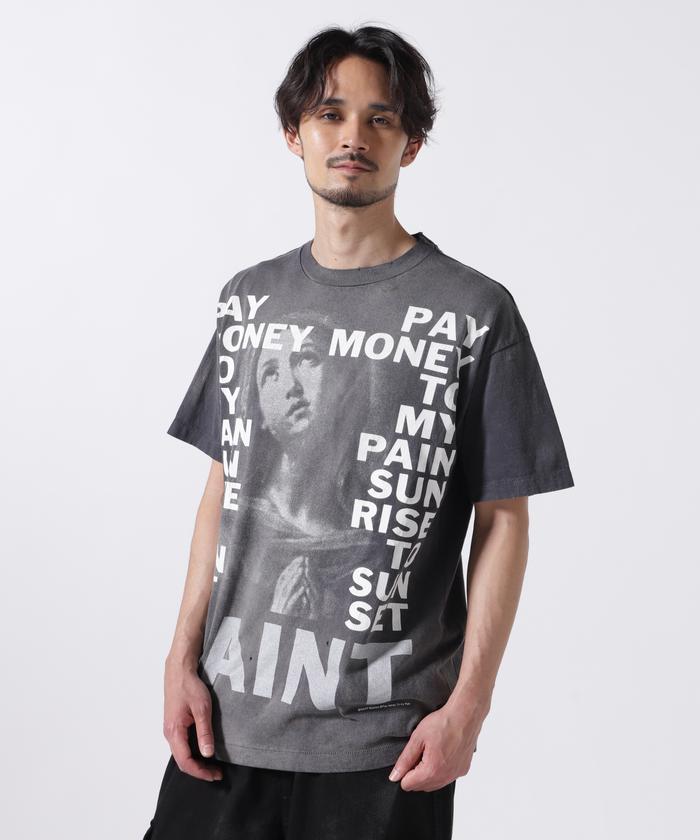 SAINT MICHAEL/セント マイケル×PTP/SS TEE/STAY REAL/BLK SAINT MICHAEL/セント マイケル×PTP/SS TEE/STAY REAL/BLK