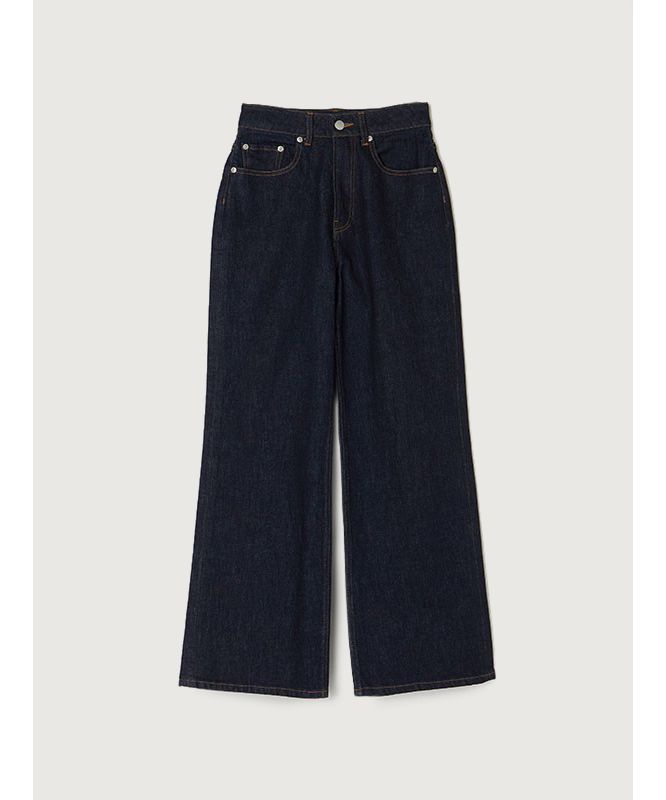 Wide leg denim/ワイドレッグデニム（デニムパンツ）｜anuans