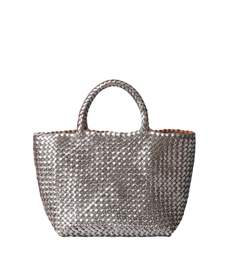 ヒロフ トートバッグ美品 - シルバー