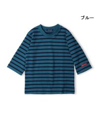 moujonjon/【子供服】 moujonjon (ムージョンジョン)日本製 ボーダー7分袖Tシャツ 100cm～140cm M50848/506028872