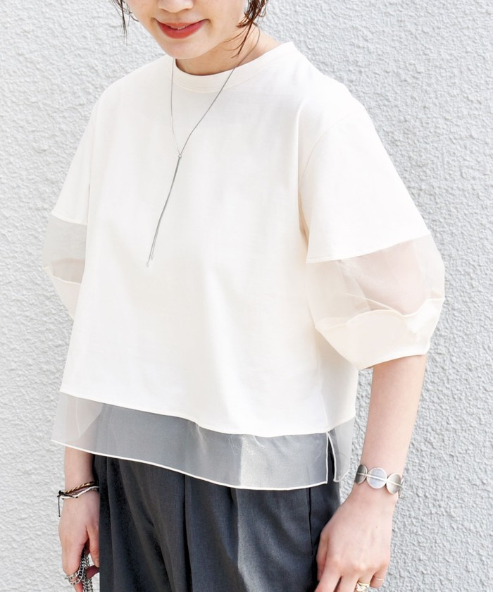 eLLa selectshop プルオーバー ミックスカラーニットプルオーバー ELLEgirl｜クロスプラス公式