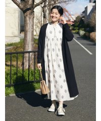 CRAFT STANDARD BOUTIQUE/裾スリットロングニットカーディガン/506029479