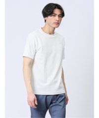 TAKA-Q/ふくれチェック クルーネック半袖Ｔシャツ/506029485