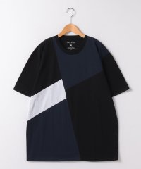 JEANS MATE/ジーンズメイト JEANS MATE 【ZEROSTAIN】着るだけで 汗染み対策 切り替えT 柄 切替 撥水 UVカット デザイン パターン豊富/505253192