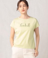  Comme ca Mature/キラキラ ラインストーン ロゴＴシャツ/506000666