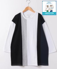 JEANS MATE/ジーンズメイト JEANS MATE 【ZEROSTAIN】切り替え BIG 7分袖Tシャツ/506004483
