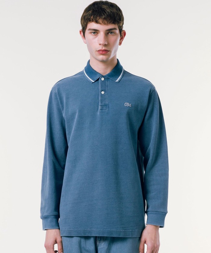 セール】ラコステ LACOSTE ルーズフィットビッグ鹿の子地