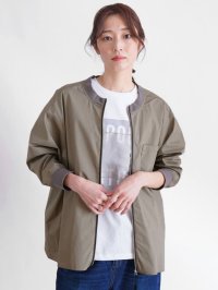 CLOVE/クローブ CLOVE ノーカラーデザインライトブルゾン/506029928