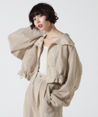 Schott/Women's/×RUMBLE RED/ランブルレッド/SLUB CHIFFON TRACK JACKET/スラブシフォントラックジャケット/506030168