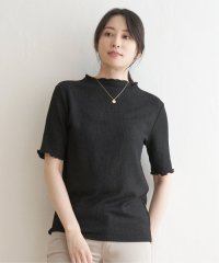 ikka/襟メロー半袖インナーTシャツ/505795943