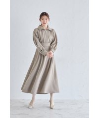 tocco closet/フロントジップタックワンピース/506026869