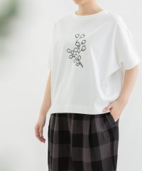 nop de nod/cloche USコットン バックラインユーカリプリントTシャツ/506028222