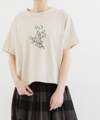 nop de nod/cloche USコットン バックラインユーカリプリントTシャツ/506028222