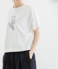 nop de nod/cloche USコットン バックラインユーカリプリントTシャツ/506028222