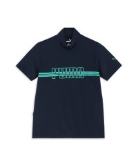 PUMA/ウィメンズ ゴルフ ストレッチ スムース プーマロゴ モックネックシャツ/506031214