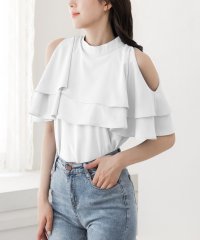 JULIA BOUTIQUE/ジュリアブティック JULIA BOUTIQUE 2wayフリル肩あきブラウス24013/506031391