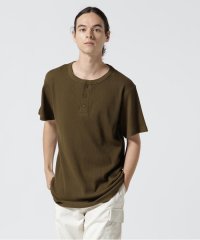 AVIREX/《DAILY/デイリー》S/S THERMAL HENLY TEE/半袖サーマル　ヘンリーTシャツ/505681190