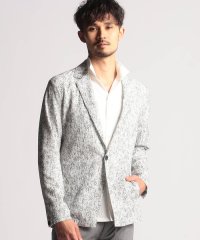 NICOLE CLUB FOR MEN/３Ｄメッシュナローラペル デザインジャケット/505979160