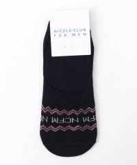 NICOLE CLUB FOR MEN/ロゴ×ラインシューズインソックス/505988158