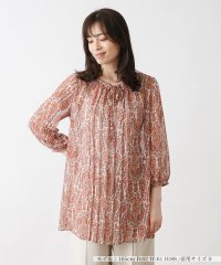 Leilian/シアーシフォンブラウス/505995213