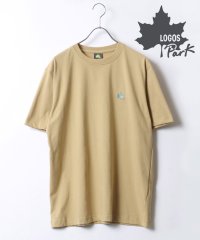 MARUKAWA/ロゴス LOGOS ワンポイントロゴ刺繍 半袖Tシャツ レディース メンズ/506006811