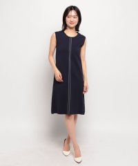 JOCONDE ROYAL/ジョコンダ ロイヤル JOCONDE ROYAL 配色ラインニットワンピース/506026639