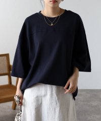 creare lino/オーバーサイズ フットボールTシャツ/506031181