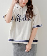 OLIVE des OLIVE/ハーフZIPポロT　トップス　Tシャツ　半袖　カジュアル　春/506031891