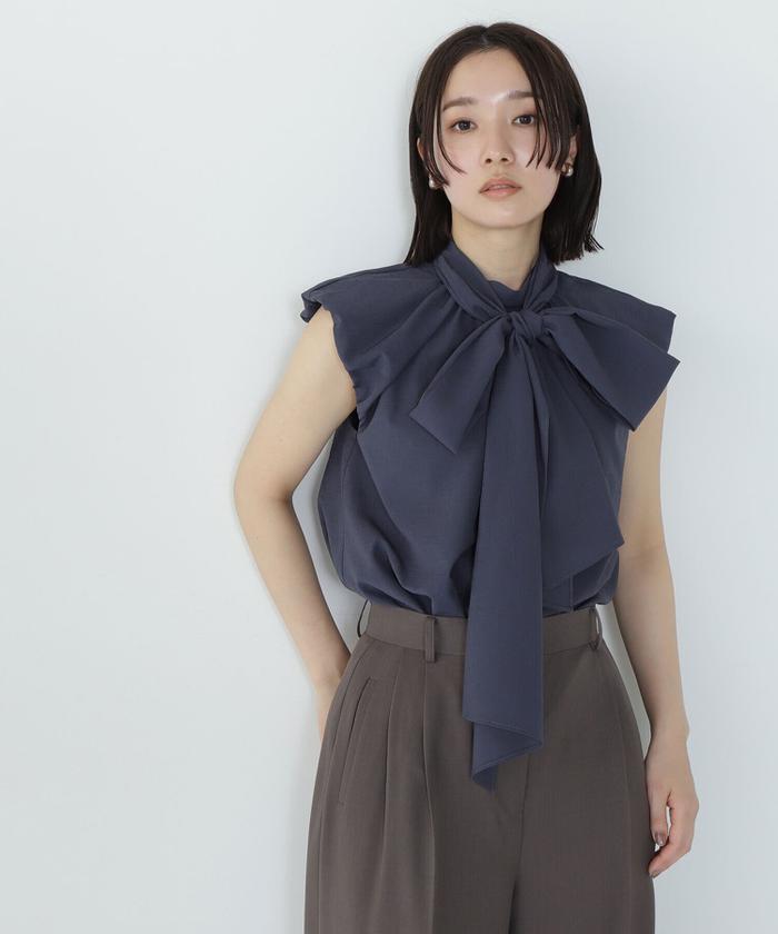セール 30%OFF】バルーンスリーブボウタイブラウス(506032128
