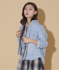 JILL by JILL STUART/メタル釦ダンガリーシャツ/506032189