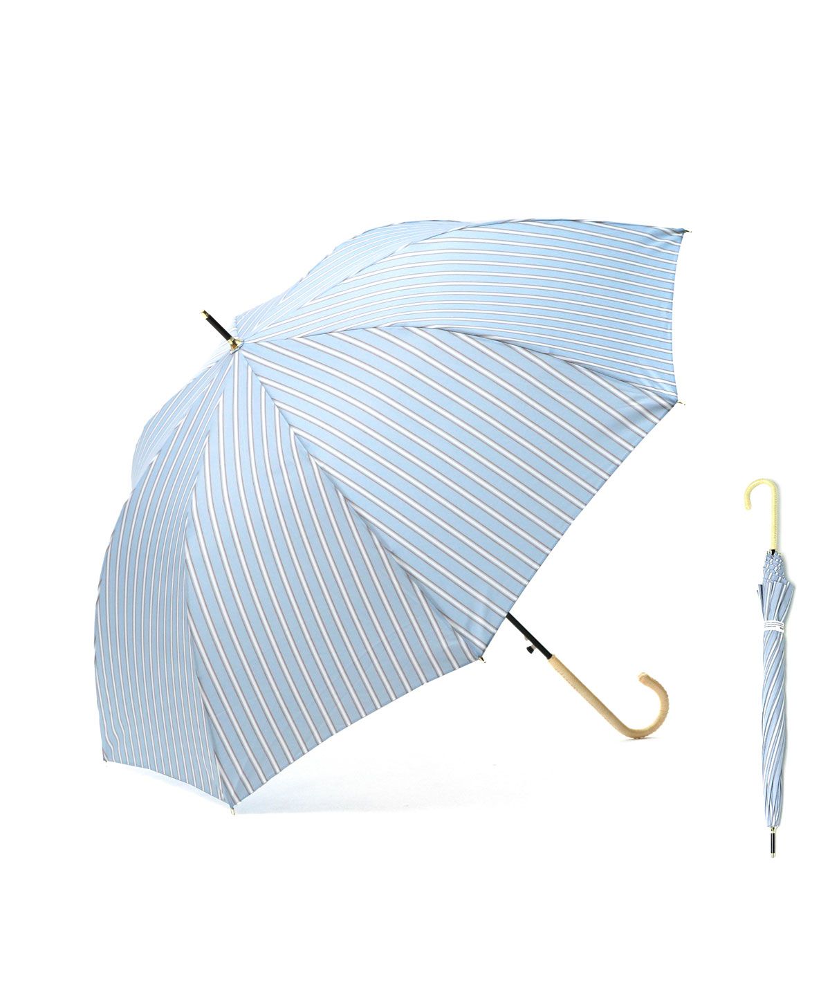 LADUREE ラデュレ 二本 雨傘 長傘 青 緑 60cm ポリエステル100 楽天市場】ラデュレ 傘（バッグ・小物・ブランド雑貨）の通販