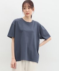 Honeys/きれいめＴシャツ トップス Tシャツ オーバーサイズ 接触冷感 UVカット 無地 綿混 /506032760