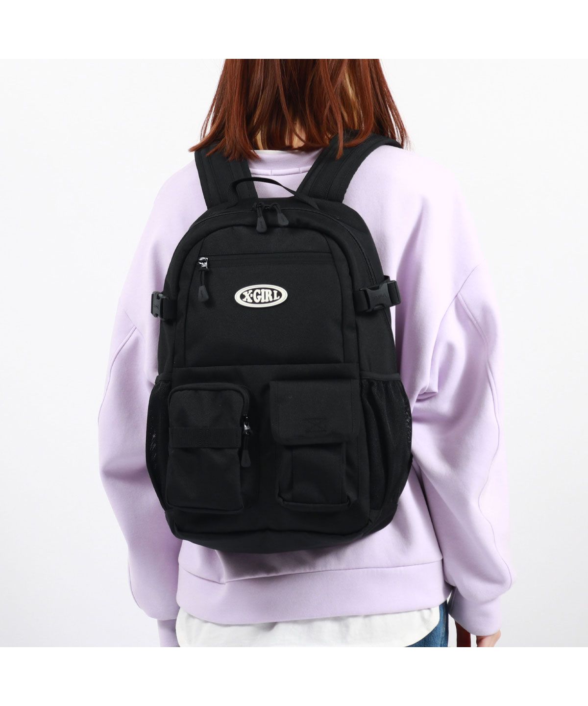 エックスガール X-girl エックスガール リュック 通学 Xーgirl リュックサック 軽量 通勤 A4 20L MULTI POCKET BACKPACK(506032778) | エックスガール(X-girl) - d fashion エックスガール X-girl エックスガール リュック 通学 Xーgirl リュックサック 軽量 通勤 A4 20L MULTI POCKET BACKPACK(506032778) | エックスガール(X-girl) - d fashion