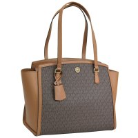 MICHAEL KORS/MICHAEL KORS マイケルコース CHANTAL TOTE LARGE シャンタル ラージ MKシグネチャー トート バッグ A4可 Lサイズ/506033400