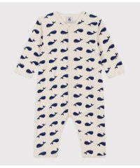 PETIT BATEAU/プリント足なしロンパース/506033525