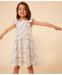 PETIT BATEAU/ポプリンドットプリントワンピース/506033530