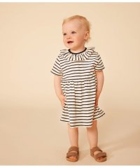 PETIT BATEAU/ボーダー半袖ワンピース/506033537