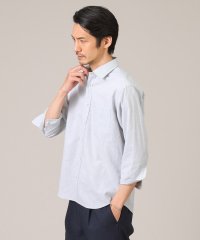 TAKEO KIKUCHI/【Sサイズ～】ハイブリッド リネン 7分袖 シャツ/506034063