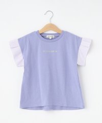 SHOO・LA・RUE(Kids) /【110－140cm】袖ストライプ使いデザインTシャツ/506034071