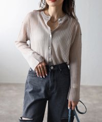 Bonjour Sagan/ボンジュールサガン BONJOUR SAGAN シアークルーネックカーディガン/506034143