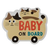 BACKYARD FAMILY/リフレクター CARマグネット BABY ON BOARD/504844308