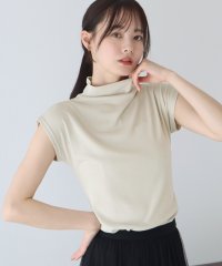 BLUEEAST/ハイネックフレンチスリーブTシャツ/505978172