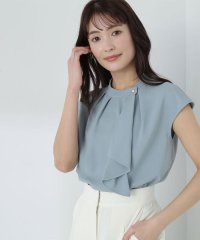 NATURAL BEAUTY BASIC/サイドラッフルボウブラウス/506032125