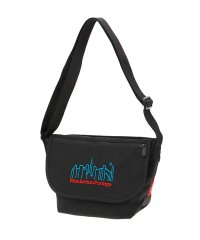 Manhattan Portage/Nylon Messenger Bag JR Flap Zipper Pocket 3D Embroidery Neon/506032313