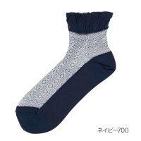 HANAE MORI/ハナエモリ HANAE MORI HANAE MORI(ハナエ モリ) ： 花柄 ソックス クルー丈 テグス(3103ー023) 婦人 女性 レディースフクスケ/506032798