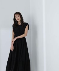 NATURAL BEAUTY BASIC/Vネックバブルギャザーワンピース/506034361