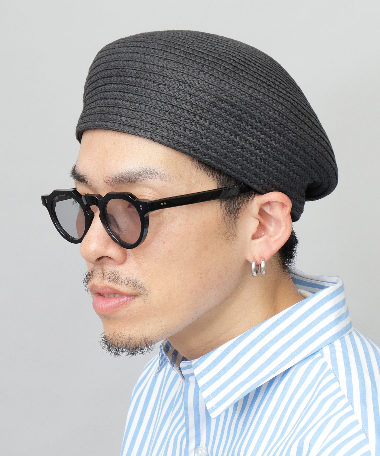 ベーシックエンチ Basiquenti ベレー帽 メンズ 春夏 ベレー 帽子