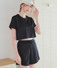 SEA DRESS/カップ付半袖Tシャツ×ショートパンツ/セット水着/506034851